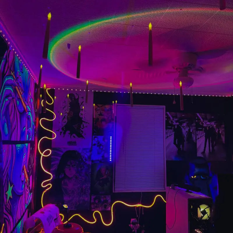 RGB Rotating Sunset Lamp with Remote Control
